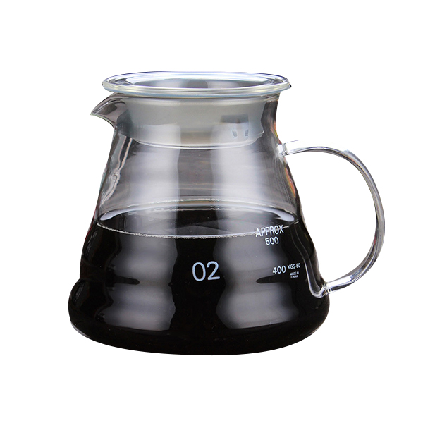 קנקן מזיגה מזכוכית עם מיכסה 500 מ"ל - Pouring pitc