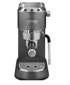 ‫מכונת קפה חצי ידנית Dedica Arte צבע- אפור כסוף