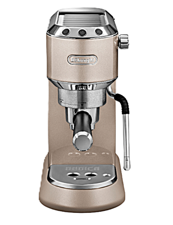 ‫מכונת קפה חצי ידנית Dedica Arte צבע- ב'ז גולד