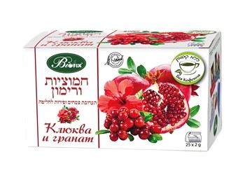 חליטת חמוציות ורימון